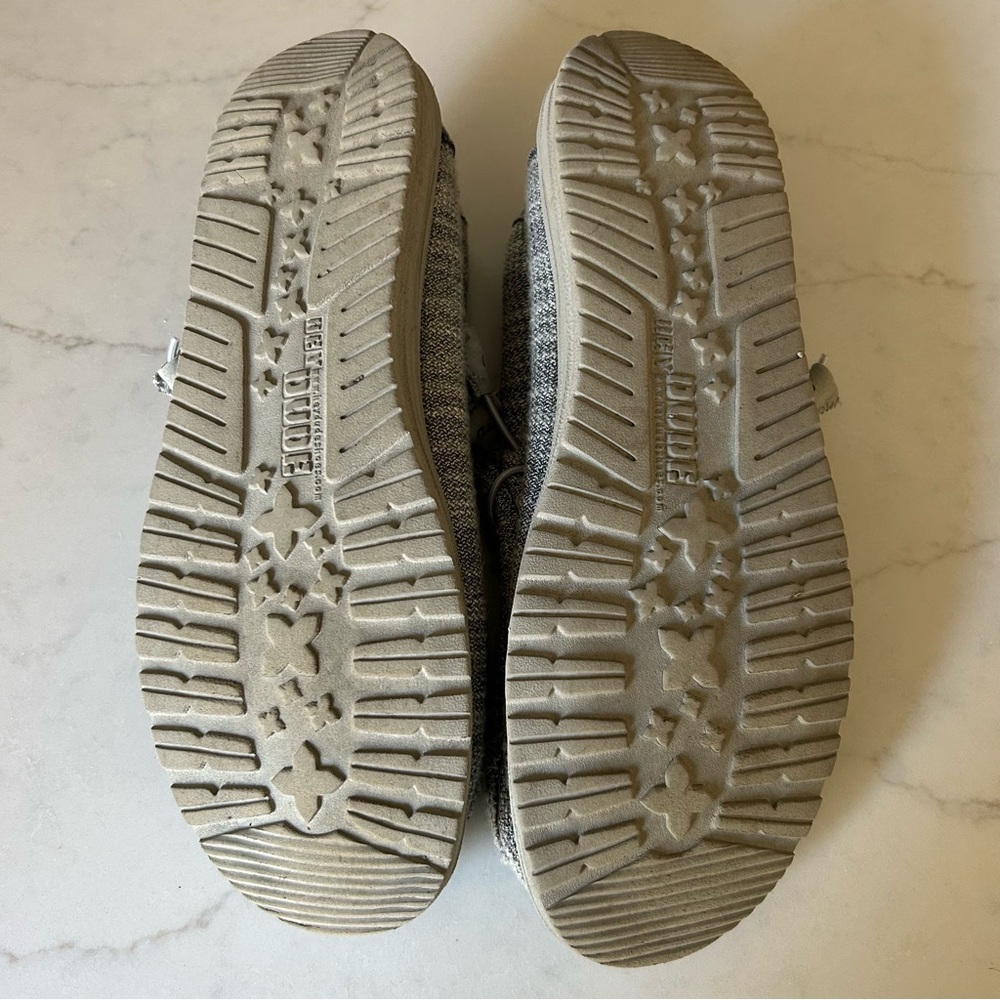 Hey Dude Wally Stretch Low Top Slip On Loafers Shoe Grey Size 13 - Picture 5 of 11
